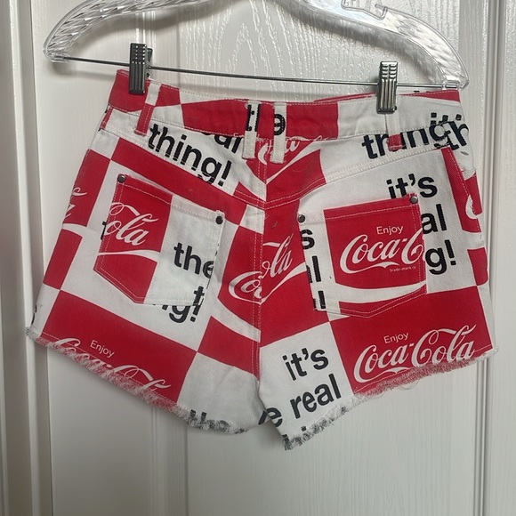 Coca Cola denim shorts size small - Picture 3 of 3
